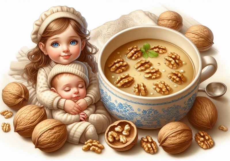 گردو در غذای کودک