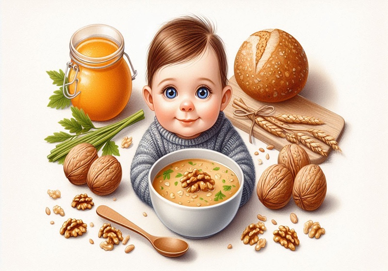 غذا با گردو
