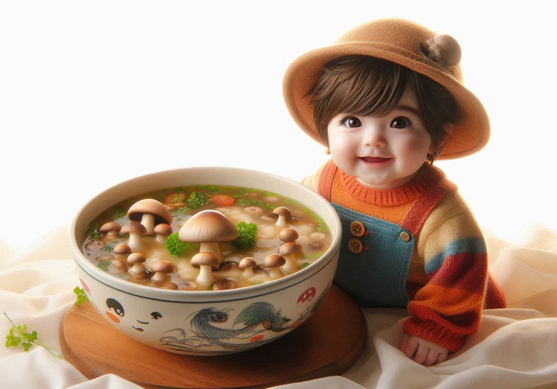 غذا با قارچ برای کودک