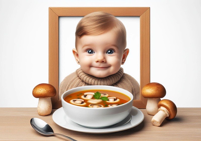 غذا با قارچ برای کودک