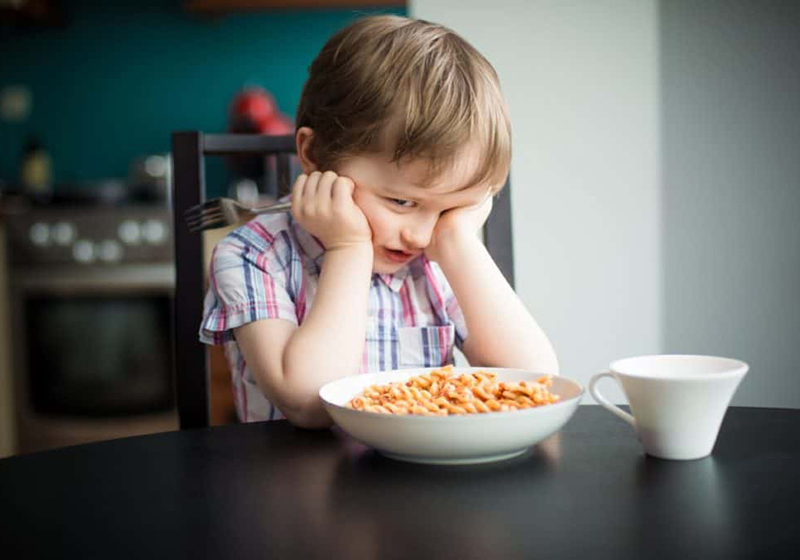 رفع بد غذایی کودک