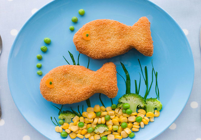 غذا با ماهی برای نوزاد